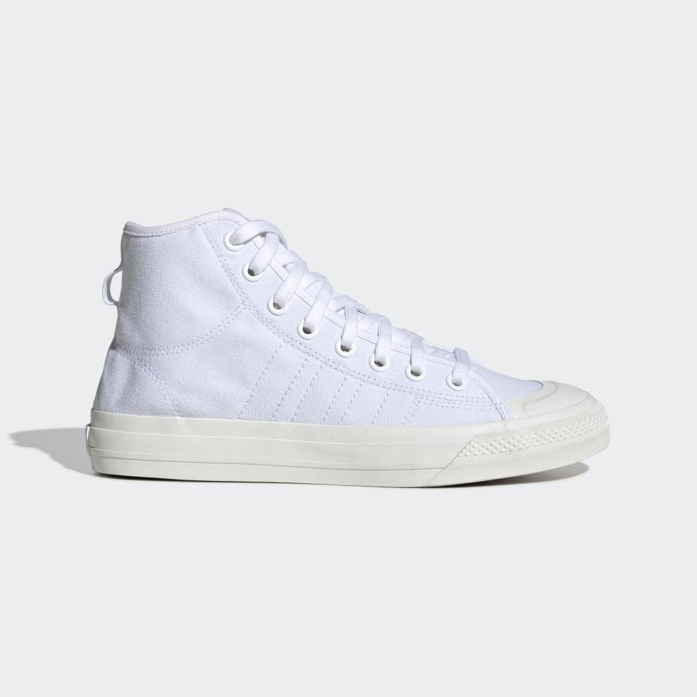 Adidas Men's Nizza RF Hi Originals Shoes White/White Ireland EF1885